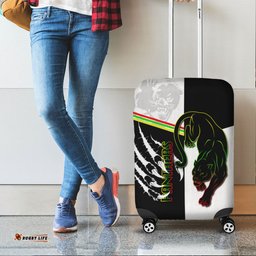 Panthers Luggage Covers Claws Half Black White Style
