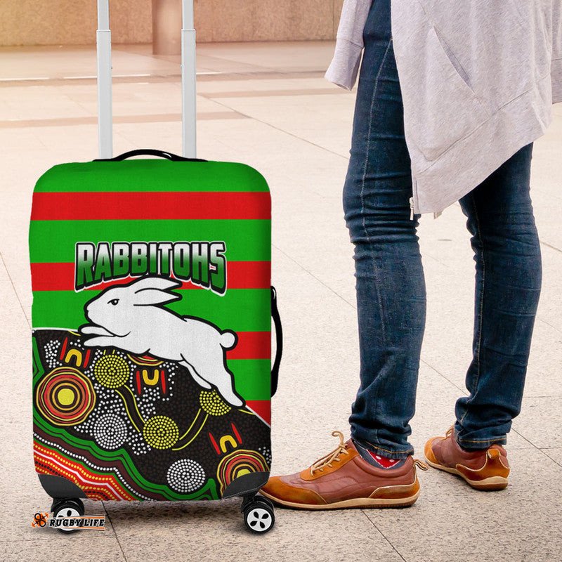 Rabbitohs Rugby Luggage Cover Set Aboriginal Basic Style