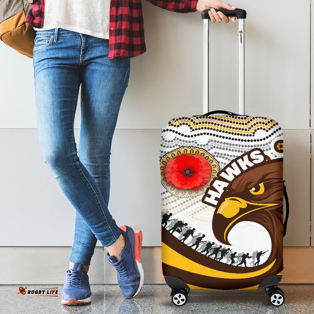 Pride Hawks Luggage Covers Hawthorn ANZAC Day Aboriginal