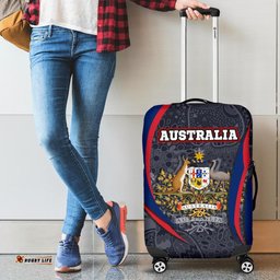 Aboriginal Luggage Cover, Australian Coat of Arms Aussie Spirit