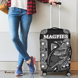Magpies Luggage Cover Aboriginal