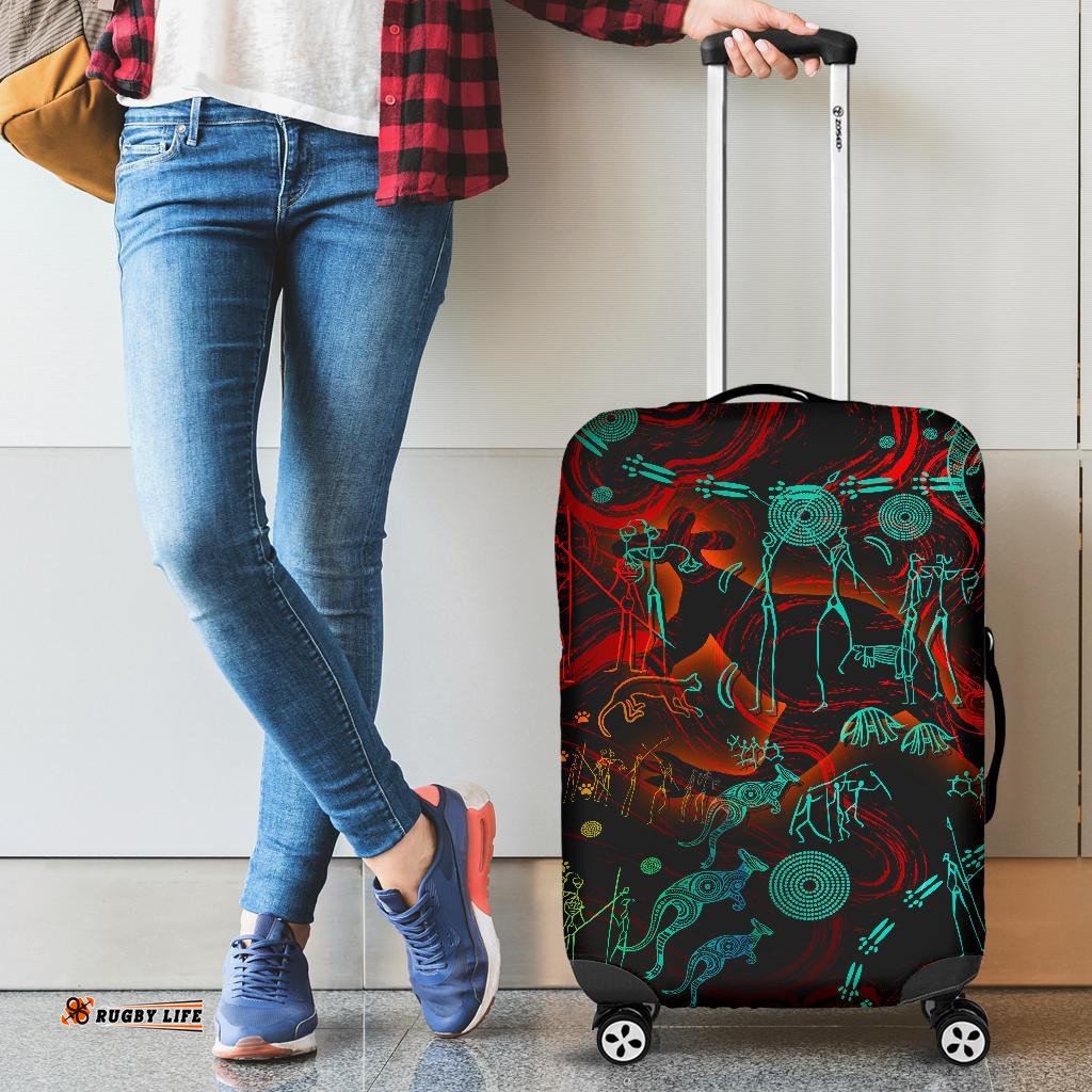 Luggage Covers, Kangaroo Adults Indigenous Art