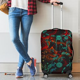 Luggage Covers, Kangaroo Adults Indigenous Art