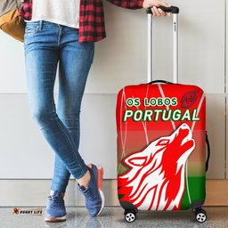 Portugal Rugby Luggage Covers Wolf Os Lobos
