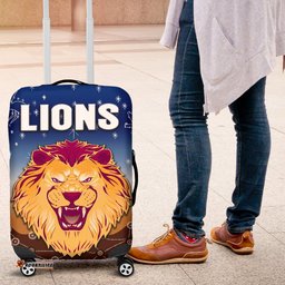 Brisbane Lions Luggage Covers Simple Indigenous