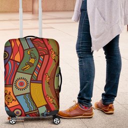 Luggage Covers Aboriginal Art With Animals