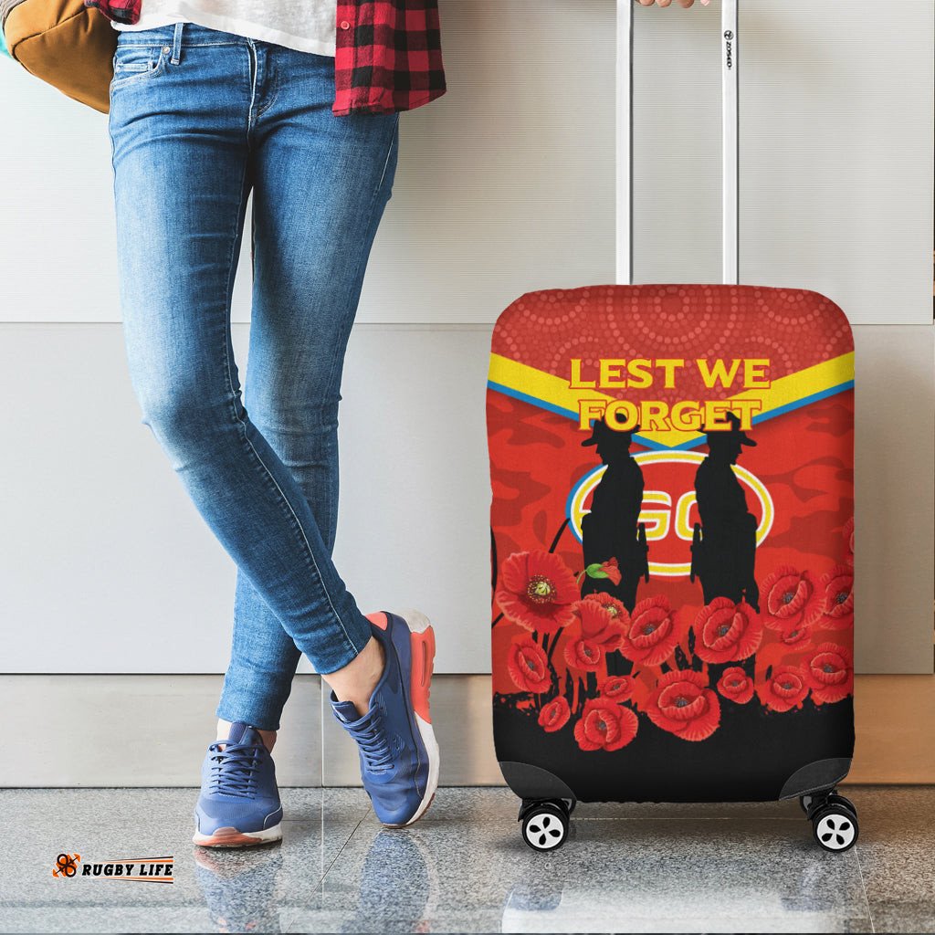 Gold Coast Suns ANZAC Day Luggage Covers Indigenous Art