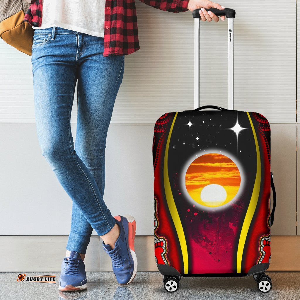 Luggage Cover Australian Aboriginal Flags Symbolic Meaning