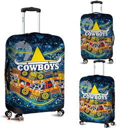 NAIDOC Week Cowboys Luggage Covers Aboriginal Dot Painting