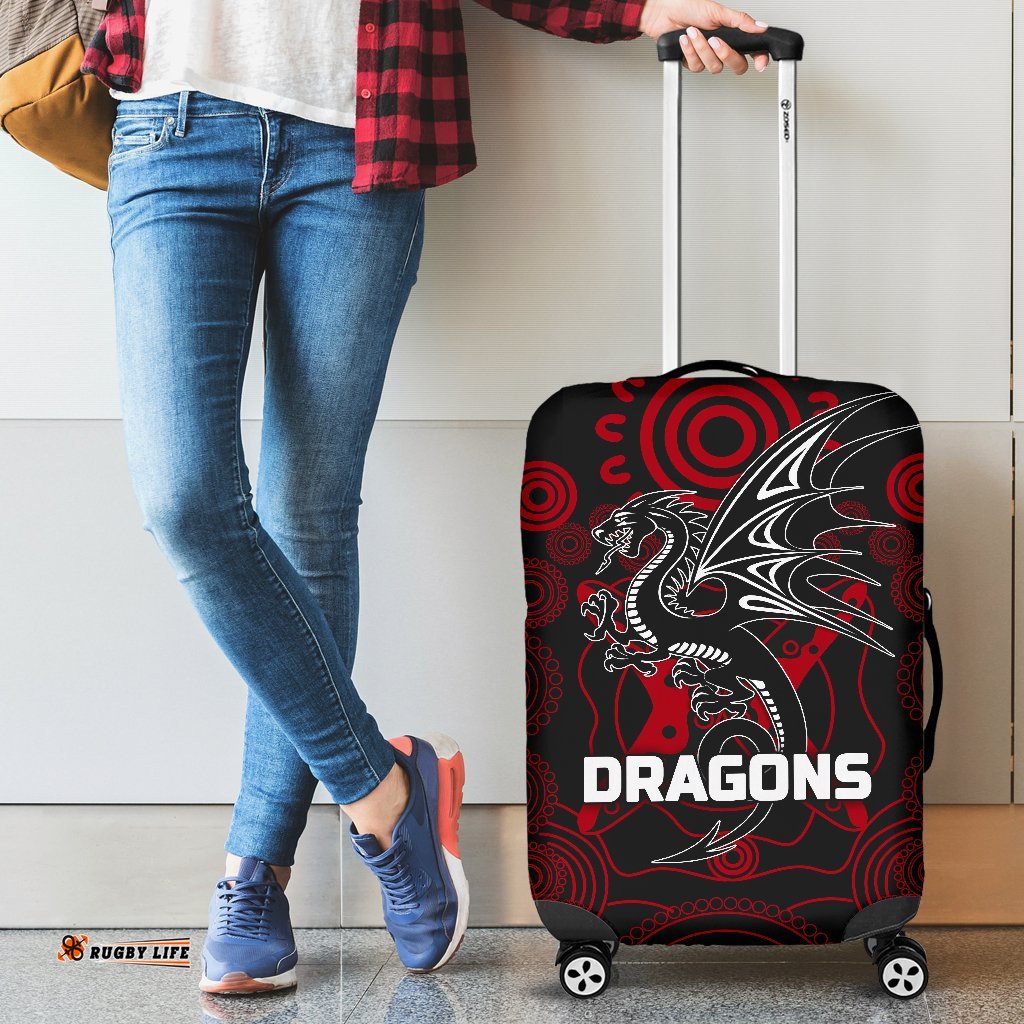 Dragons Luggage Covers St. George Aboriginal