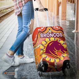 Brisbane Luggage Covers Broncos Indigenous Warm Vibes