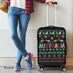 Luggage Cover - Kangaroo Suitcase Australia Symbol