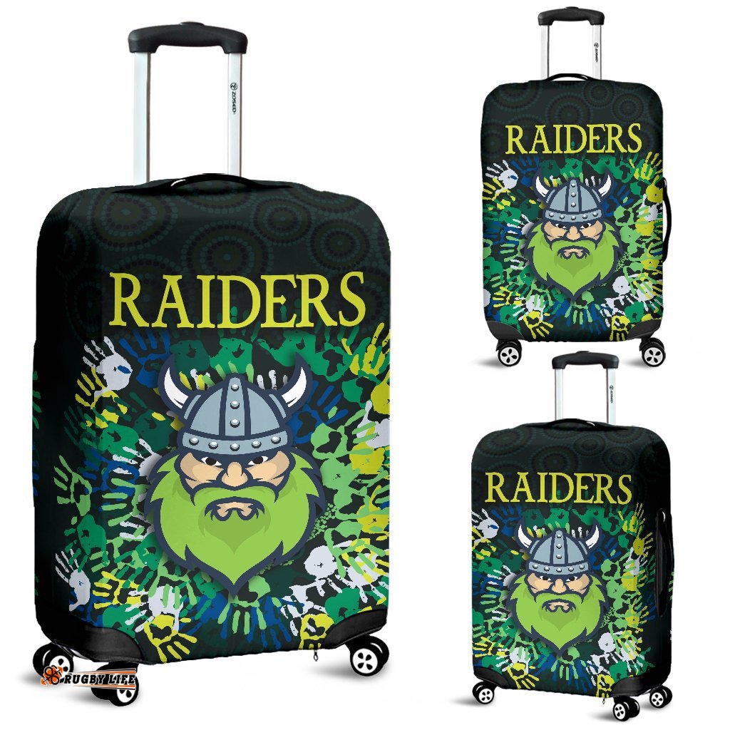 Canberra Luggage Covers Raiders Viking Simple Indigenous