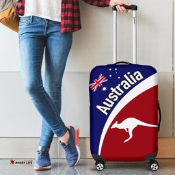 Luggage Cover Aus Flag Kangaroo Southern Cross Australia