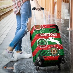 South Sydney Rabbitohs Indigenous Luggage Covers Country Style No.1