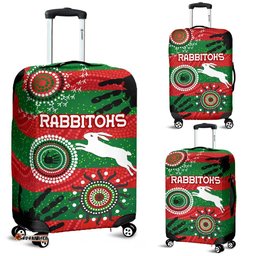 South Sydney Rabbitohs Indigenous Luggage Covers Country Style No.1