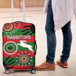 South Sydney Rabbitohs Indigenous Luggage Covers Country Style No.1