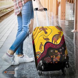 Aboriginal Luggage Covers Indigenous Animals Life Art