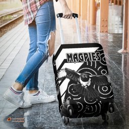 Western Suburbs Magpies Luggage Covers Simple Indigenous