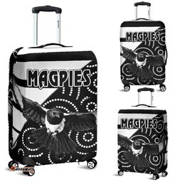 Western Suburbs Magpies Luggage Covers Simple Indigenous