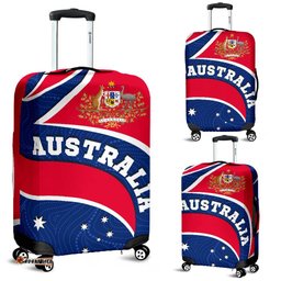 Aboriginal Luggage Covers Australia Flag and Coat of Arms