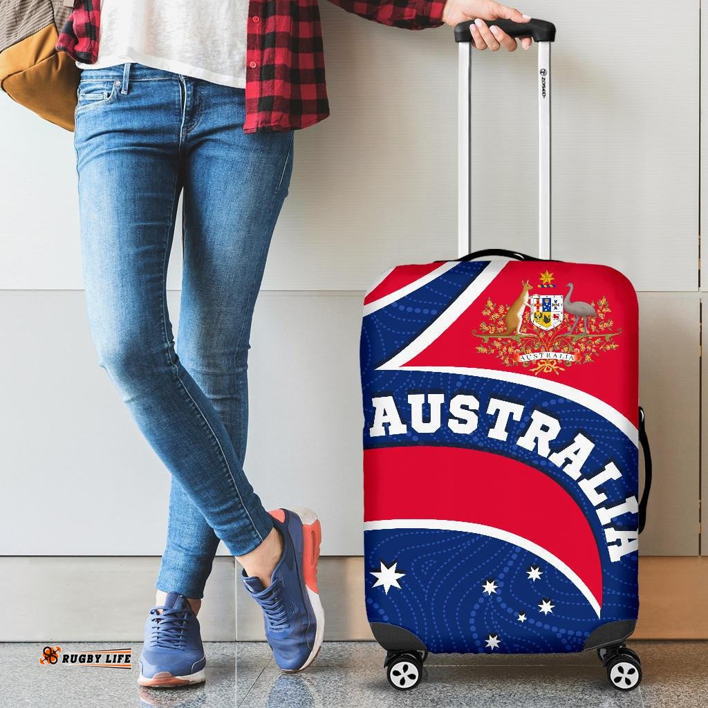 Aboriginal Luggage Covers Australia Flag and Coat of Arms