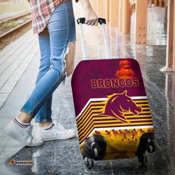 Brisbane Broncos Luggage Covers Anzac Day Simple Style - Maroon