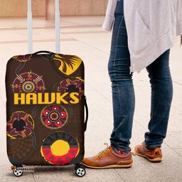 Hawthorn Luggage Covers Jacket Hawks Indigenous Brown