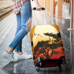 Luggage Covers Sunset And Tree In Australia