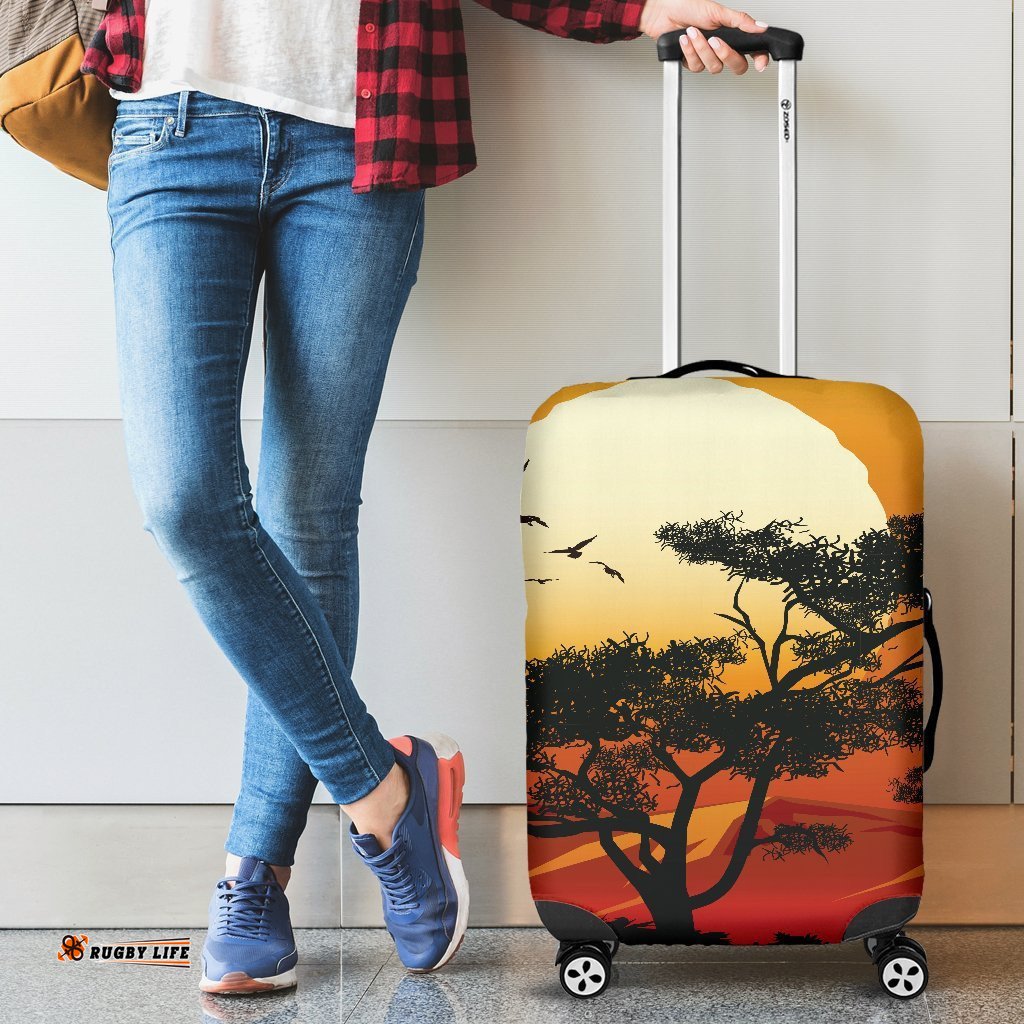 Luggage Covers Sunset And Tree In Australia
