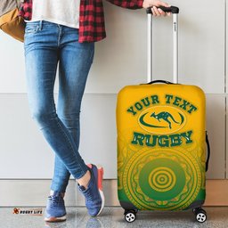 Custom Aboriginal Luggage Covers, Australia Rugby and Coat Of Arms