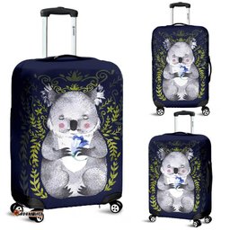 Australia Koala Luggage Cover, Royal Bluebell Painting