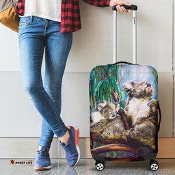 Luggage Covers - Koala And Joey Suitcase 3D Art