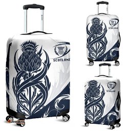 Scottish Rugby Luggage Covers Thistle Vibes White