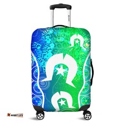 Aboriginal Torres Strait Islands Luggage Cover Flag Vibes