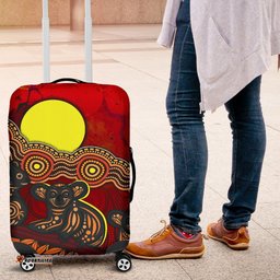 Aboriginal Luggage Cover Australian Indigenous Koala