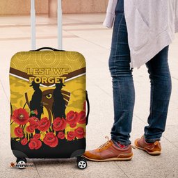 Hawks ANZAC Day Luggage Covers Indigenous Art