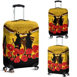 Hawks ANZAC Day Luggage Covers Indigenous Art