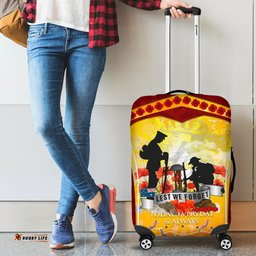 ANZAC Luggage Covers Lest We Forget Aboriginal Version