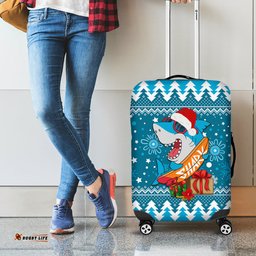 Sharks Rugby Luggage Cover Chirstmas Vibe