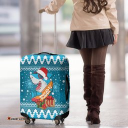 Sharks Rugby Luggage Cover Chirstmas Vibe