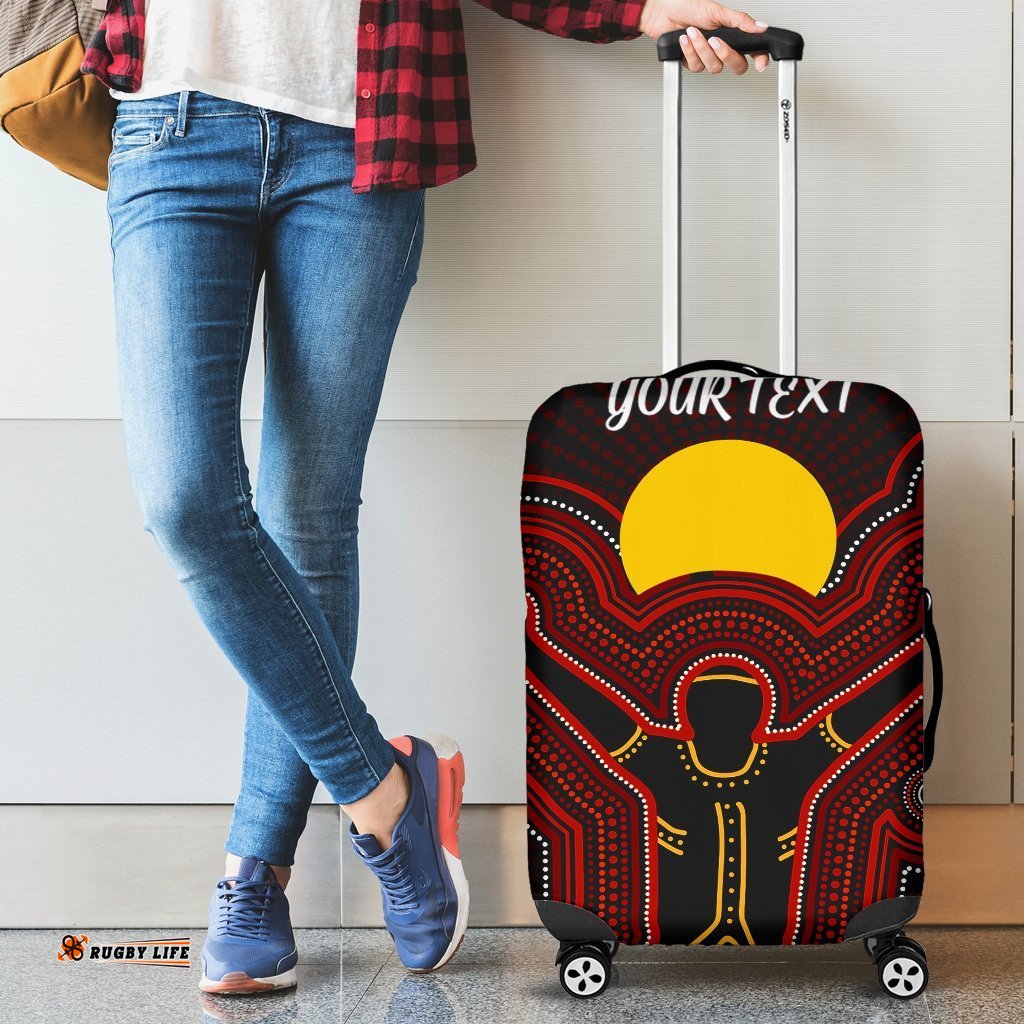 Aboriginal Personalised Luggage Covers The Sun Always Shines