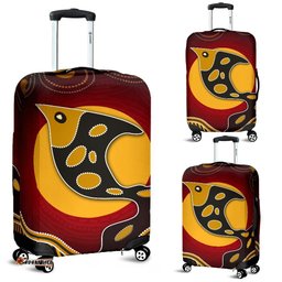 Luggage Cover Aboriginal Dot Patterns Fish
