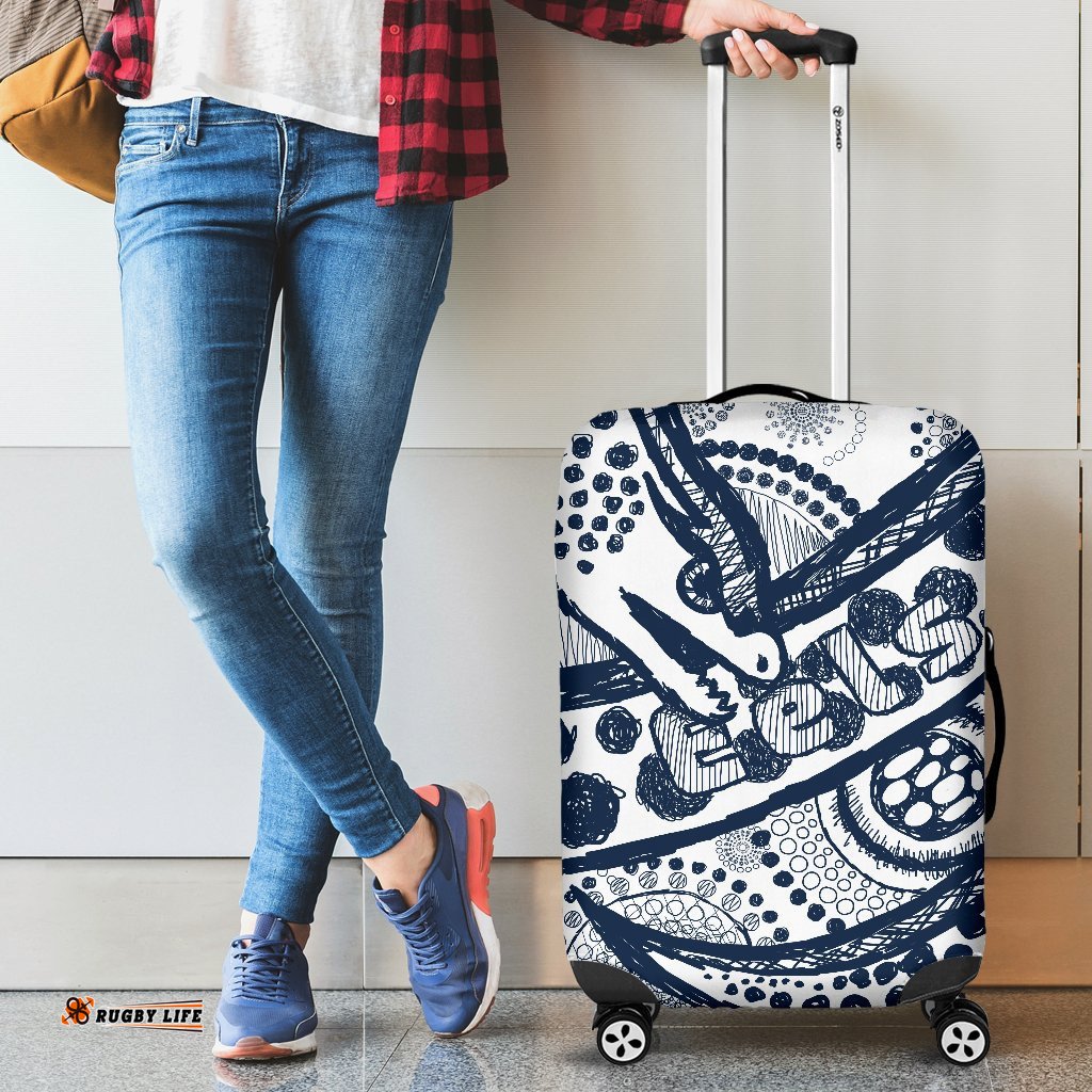 Eels Rugby Luggage Covers Line Art Special Version
