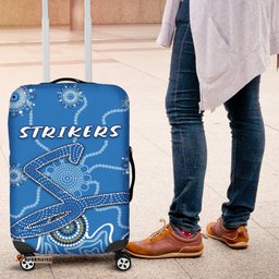 Adelaide Strikers Luggage Covers Indigenous Blue Energy