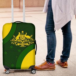 Luggage Cover - Australia Coat of Arms Suitcase Cover National Colors