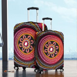 Australia Aboriginal Aboriginal Dot Art Design Luggage Cover