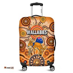 Australia Aboriginal Custom Dragonfly Flies Into Beehive And Snake Circle Luggage Cover