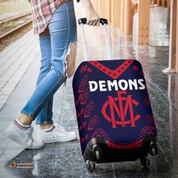 Melbourne Demons Indigenous Luggage Covers Football