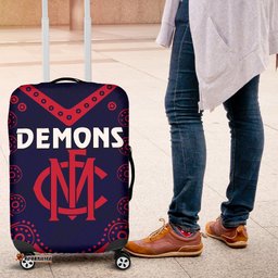 Melbourne Demons Indigenous Luggage Covers Football